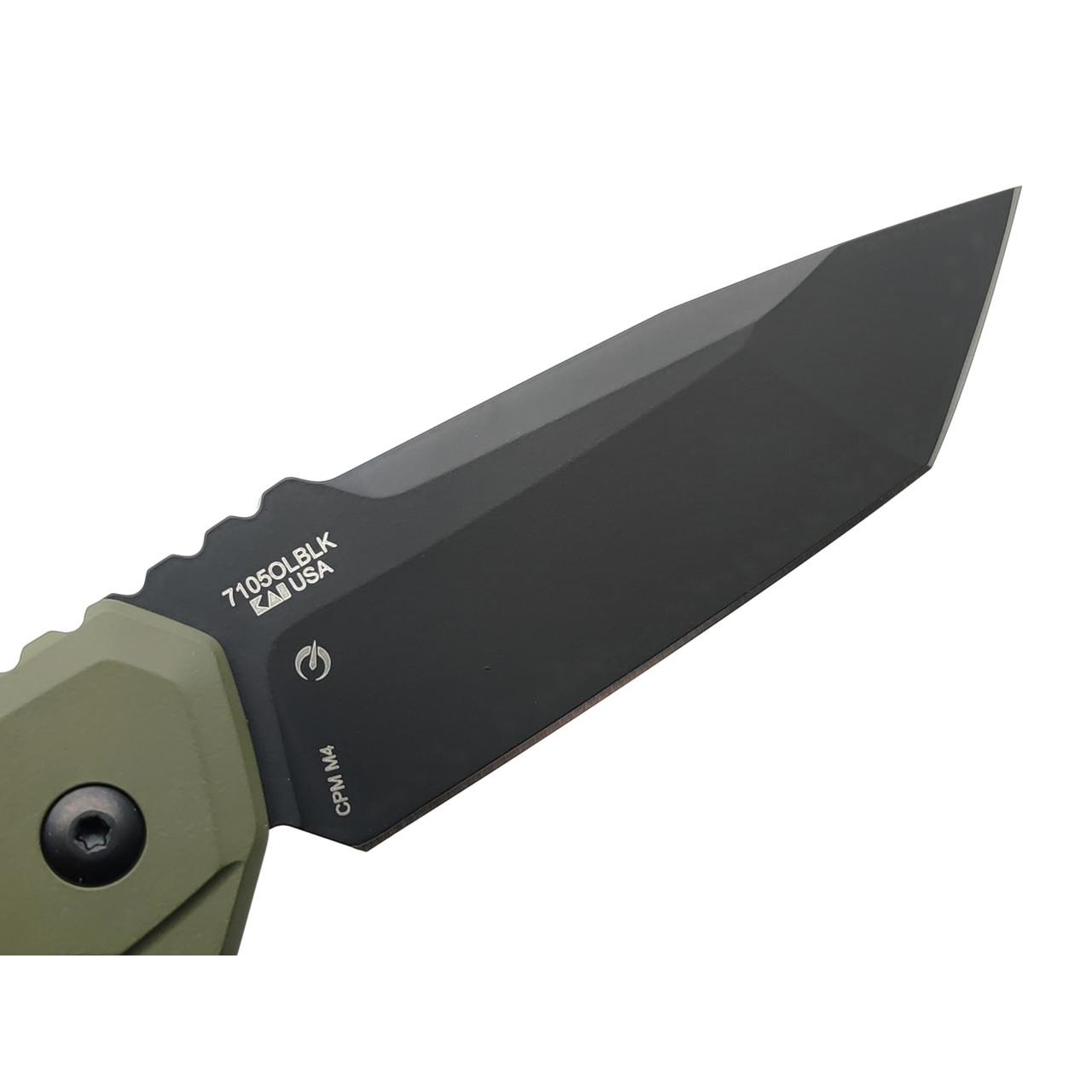 Нож Kershaw Launch 16 7105OLBLK сталь CPM M4, рукоять 6061-T6 Aluminum green, Trac-Tec