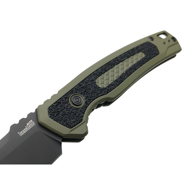 Нож Kershaw Launch 16 7105OLBLK сталь CPM M4, рукоять 6061-T6 Aluminum green, Trac-Tec