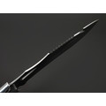 Платонов Д.Г. нож Выживальщик сталь VG-10 bead-blast, рукоять G10 black & white