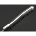 Платонов Д.Г. нож Выживальщик сталь VG-10 bead-blast, рукоять G10 black & white