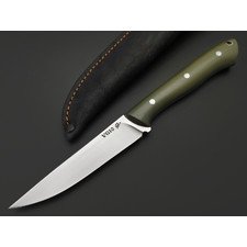 Платонов Д.Г. нож Универсал ЦМ сталь VG-10, рукоять G10 OD green
