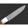 Платонов Д.Г. кованый складной нож, сталь Х12МФ стоунвош, рукоять G10 brown, сталь с полировкой Платонов Д.Г. кованый складной нож, сталь Х12МФ стоунвош, рукоять G10 brown, сталь с полировкой