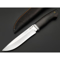 Платонов Д.Г. нож Волк сталь Х12МФ, рукоять Дерево граб, дюралюминий, G10
