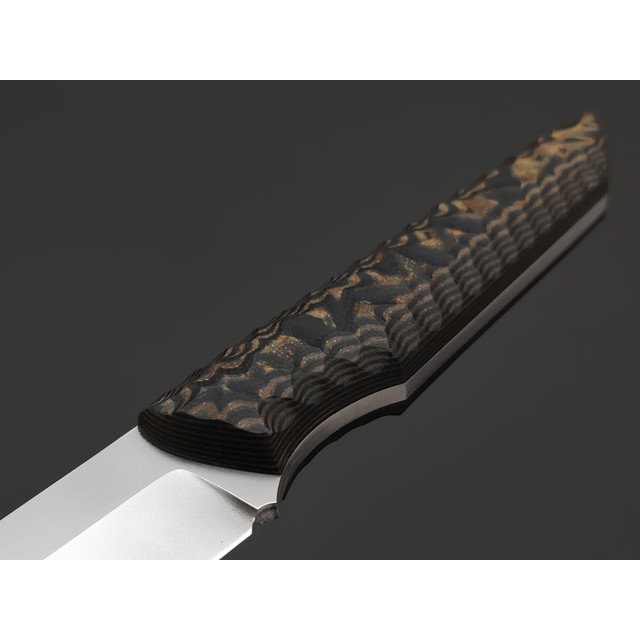 Pocket Wolf нож Танто сталь VG-10 cryo bead-blast, рукоять G10 black & brown, kydex black