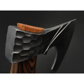 Платонов Д.Г. кованый большой топор сталь У8А каменный век, топорище Дерево ясень с обжигом
