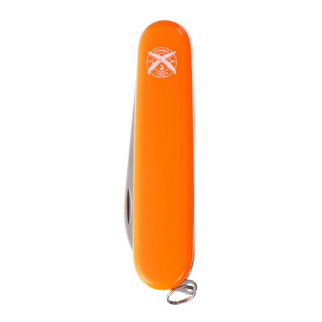 Stinger нож многофункциональный FK-K5005NH-2F (2 функции) сталь 420, рукоять ABS orange