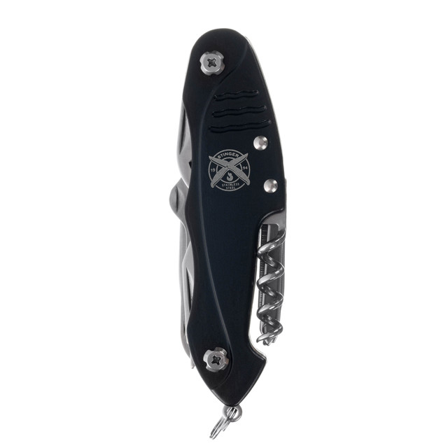 Stinger нож многофункциональный FK-KG5011L2 (15 функций) сталь 420, рукоять Aluminum black