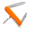 Stinger нож многофункциональный FK-K5005NH-4F (4 функции) сталь 420, рукоять ABS orange