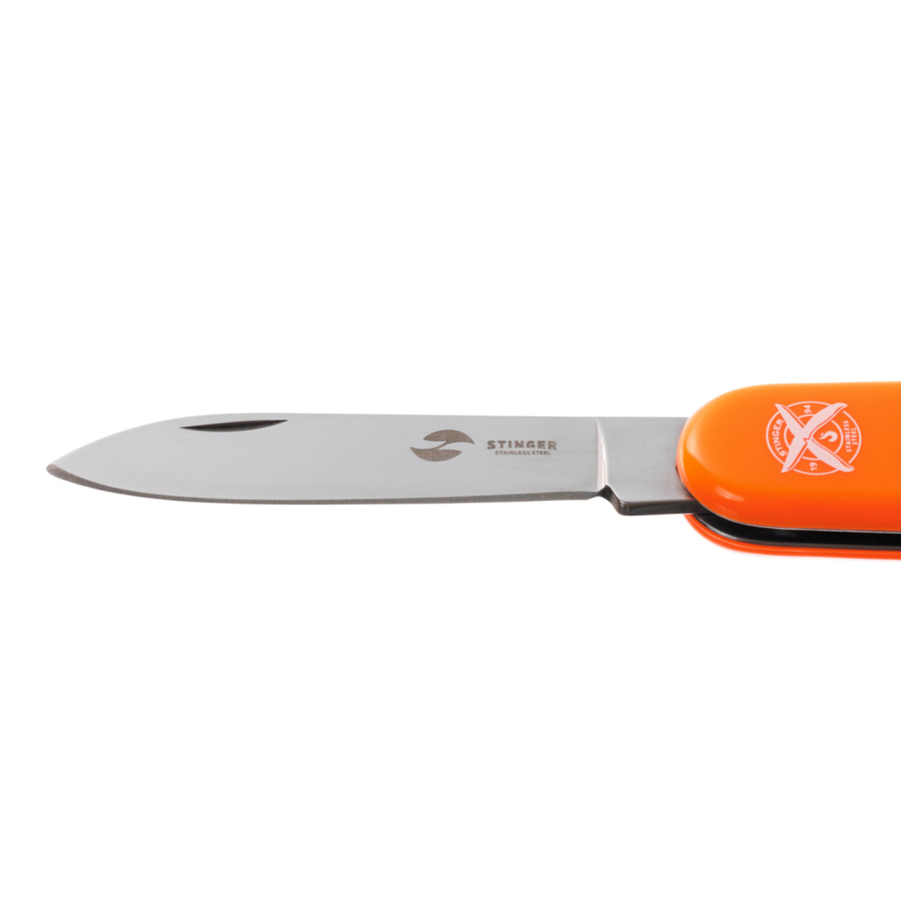 Stinger нож многофункциональный FK-K5005NH-4F (4 функции) сталь 420, рукоять ABS orange