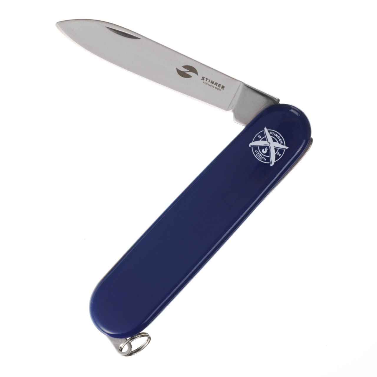 Stinger нож многофункциональный FK-K5007NH-2F (2 функции) сталь 420, рукоять ABS blue