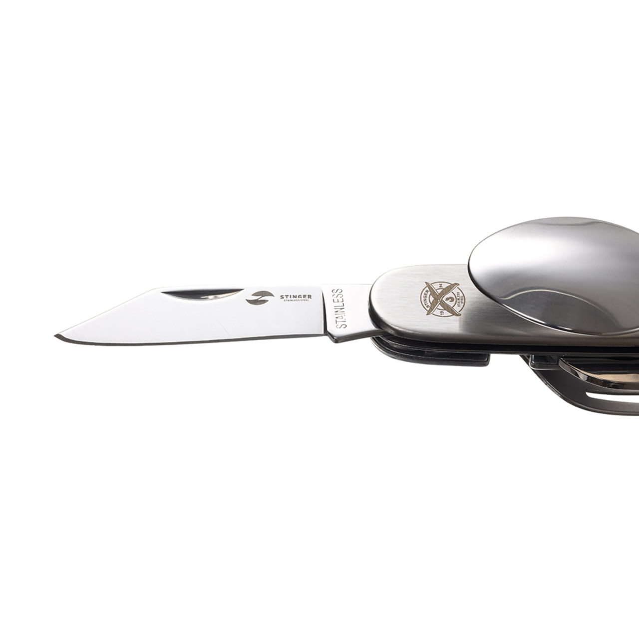 Stinger нож многофункциональный FK-A106GB-CB (8 функций) сталь 420, рукоять сталь