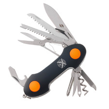Stinger нож многофункциональный FK-KF5011LG3 (15 функций) сталь 420, рукоять PP черно-оранжевый