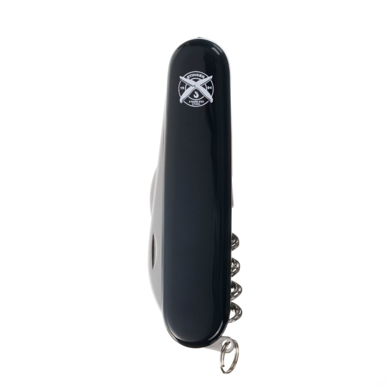 Stinger нож многофункциональный FK-K5006NH-4F (4 функции) сталь 420, рукоять ABS black