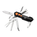 Stinger нож многофункциональный FK-KO5011LG3 (15 функций) сталь 420, рукоять PP black & orange