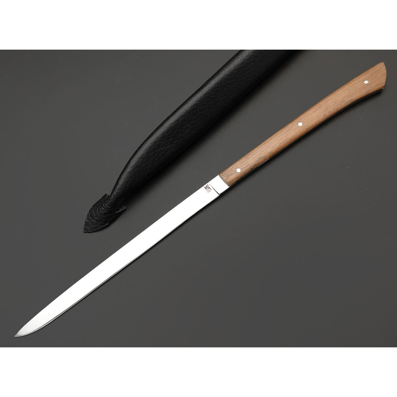 Kappush Knife нож Шип КМ030 сталь 440C полировка, рукоять дерево Орех