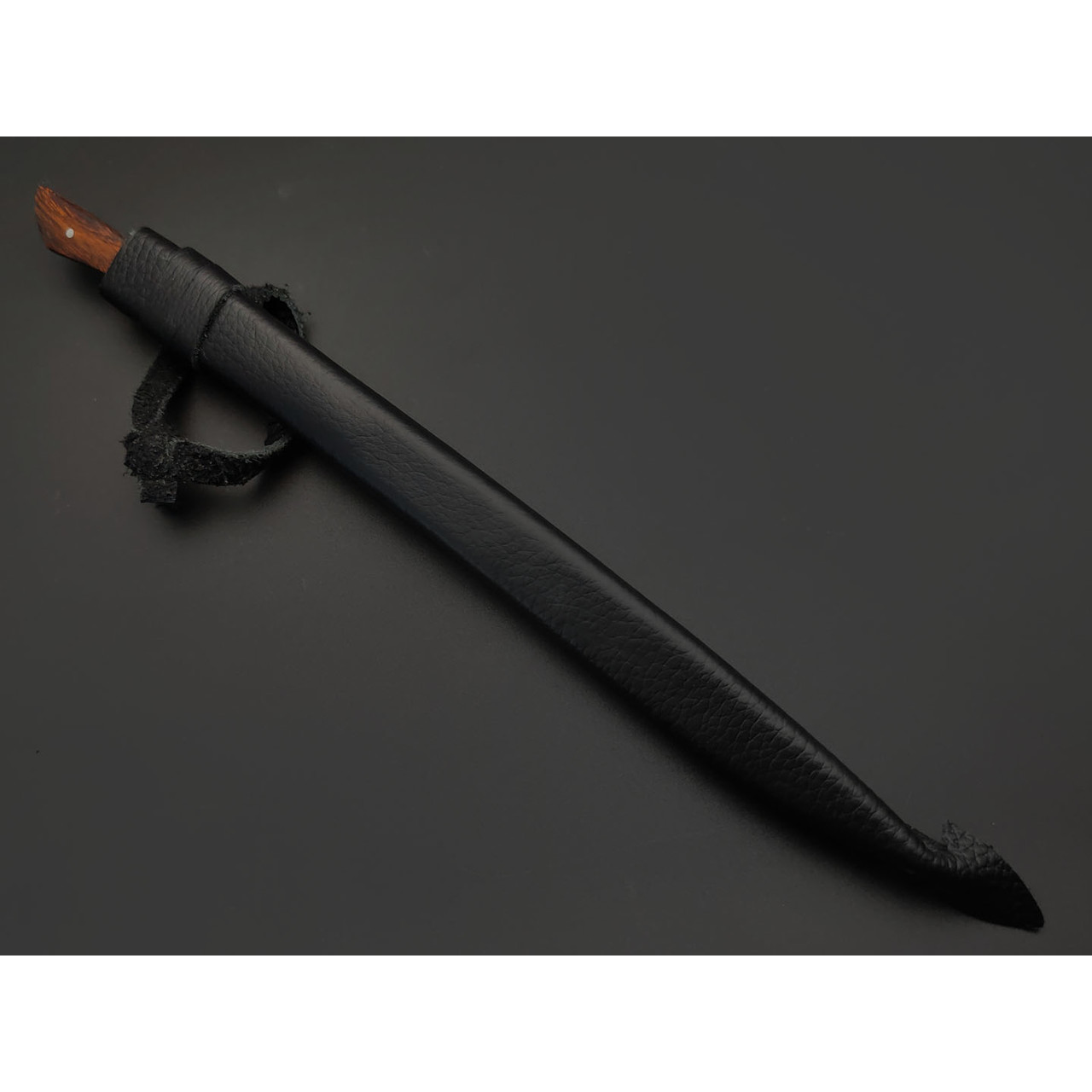 Kappush Knife нож Шип КМ038 сталь 440C полировка, рукоять дерево Блэквуд, Айронвуд