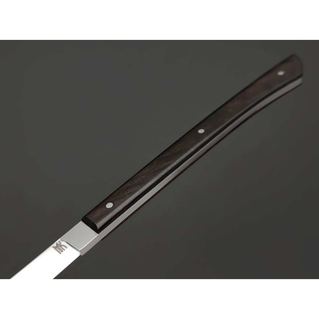 Kappush Knife нож Шип КМ038 сталь 440C полировка, рукоять дерево Блэквуд, Айронвуд