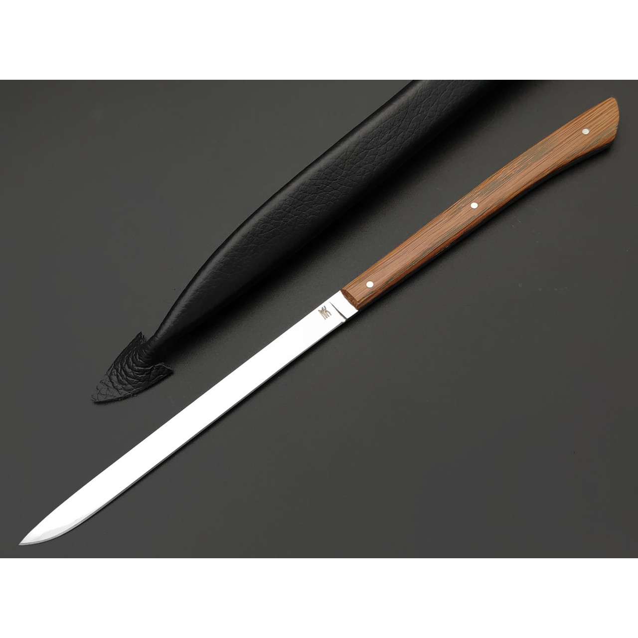 Kappush Knife нож Шип КМ031 сталь 440C полировка, рукоять дерево Орех