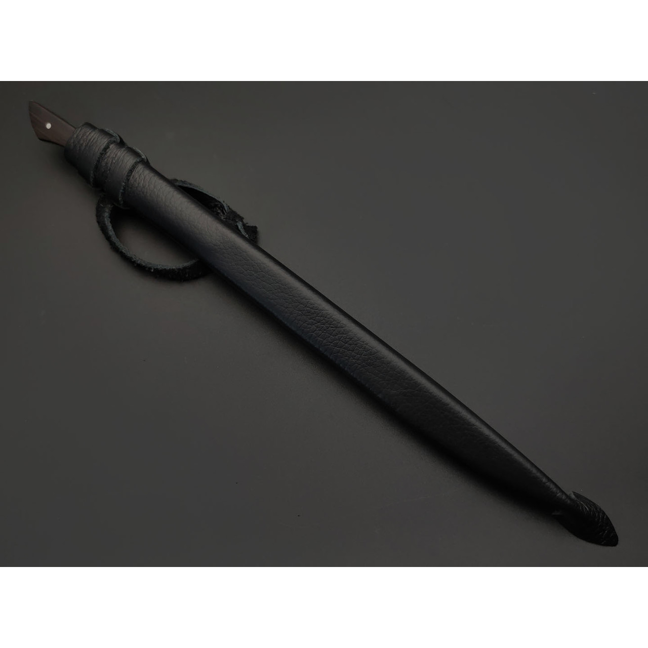 Kappush Knife нож Шип КМ028 сталь K110 полировка, рукоять дерево Блэквуд