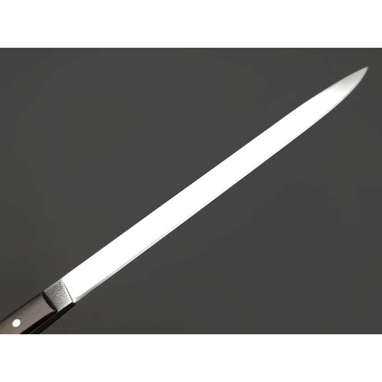 Kappush Knife нож Шип КМ028 сталь K110 полировка, рукоять дерево Блэквуд