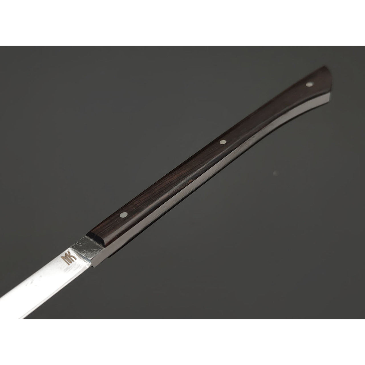 Kappush Knife нож Шип КМ028 сталь K110 полировка, рукоять дерево Блэквуд