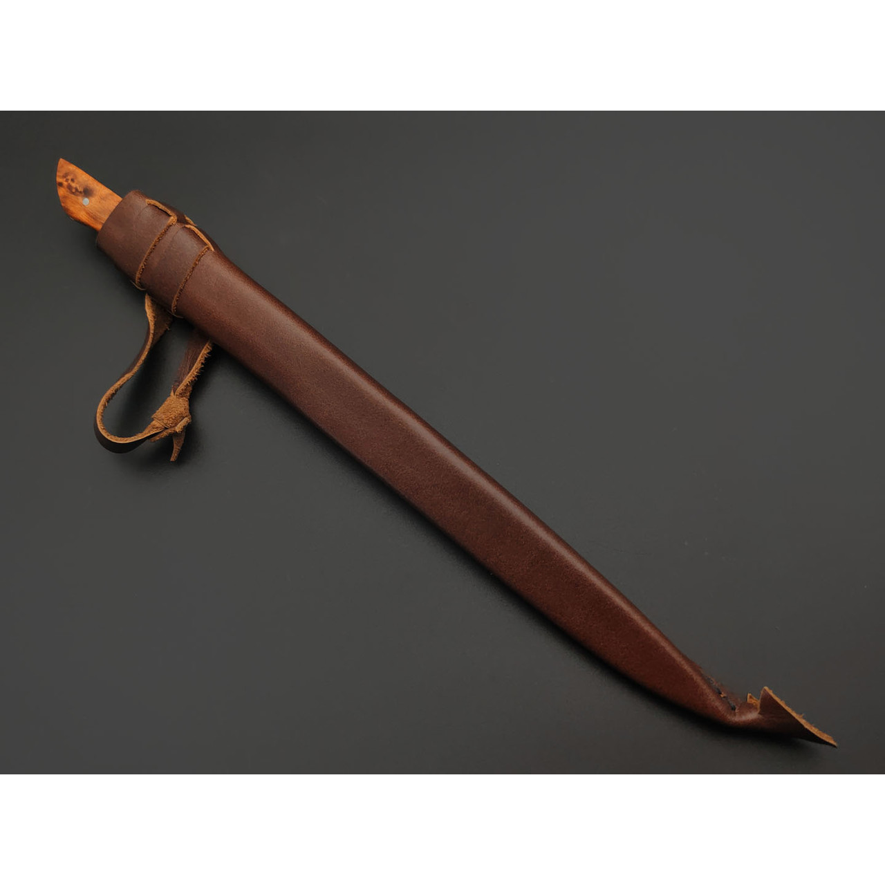 Kappush Knife нож Шип КМ039 сталь 440C полировка, рукоять стаб. Дерево