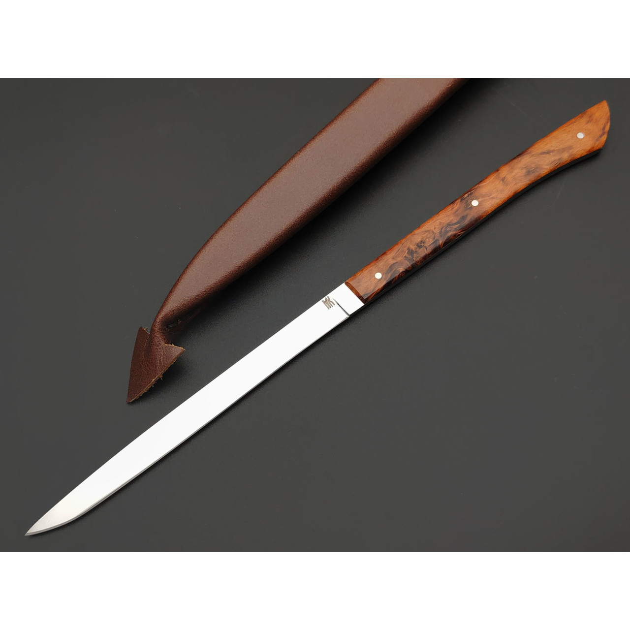 Kappush Knife нож Шип КМ039 сталь 440C полировка, рукоять стаб. Дерево