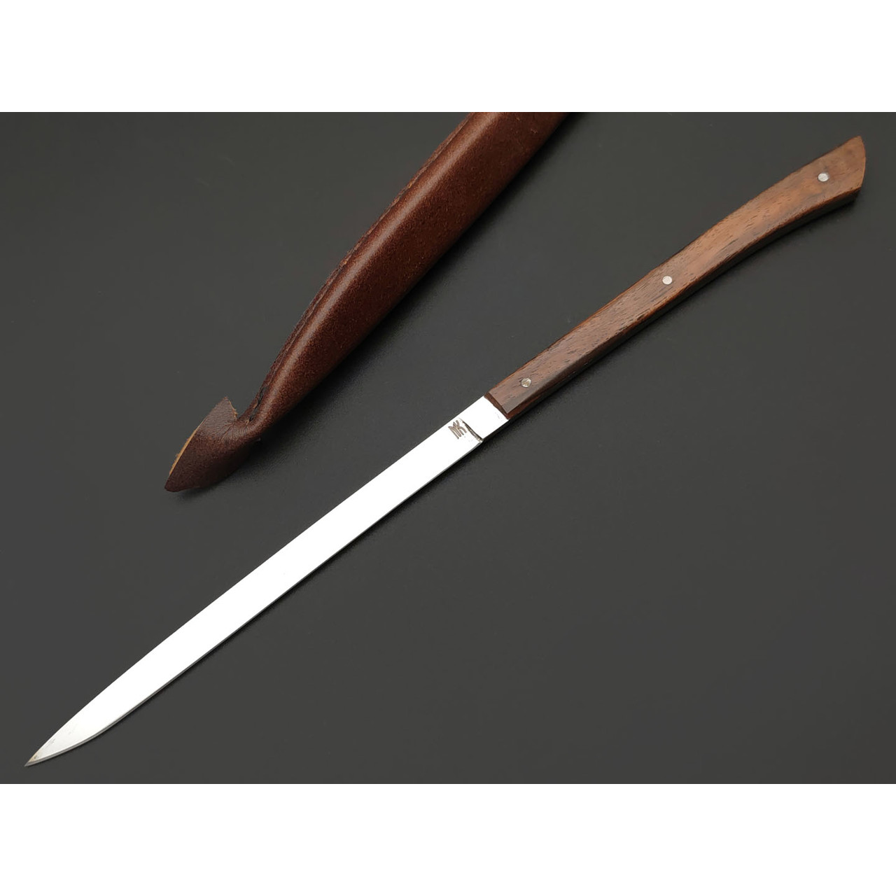 Kappush Knife нож Шип КМ037 сталь 440C полировка, рукоять дерево Орех