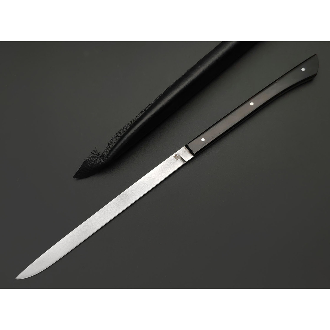 Kappush Knife нож Шип КМ034 сталь 440C bead blast, рукоять дерево Блэквуд
