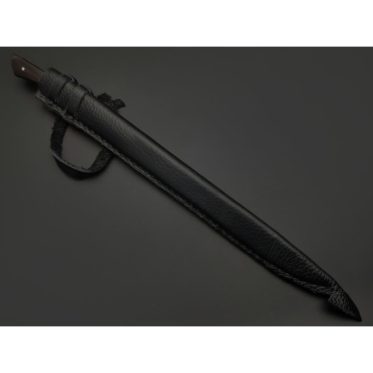 Kappush Knife нож Шип КМ027 сталь K110 полировка, рукоять дерево Блэквуд