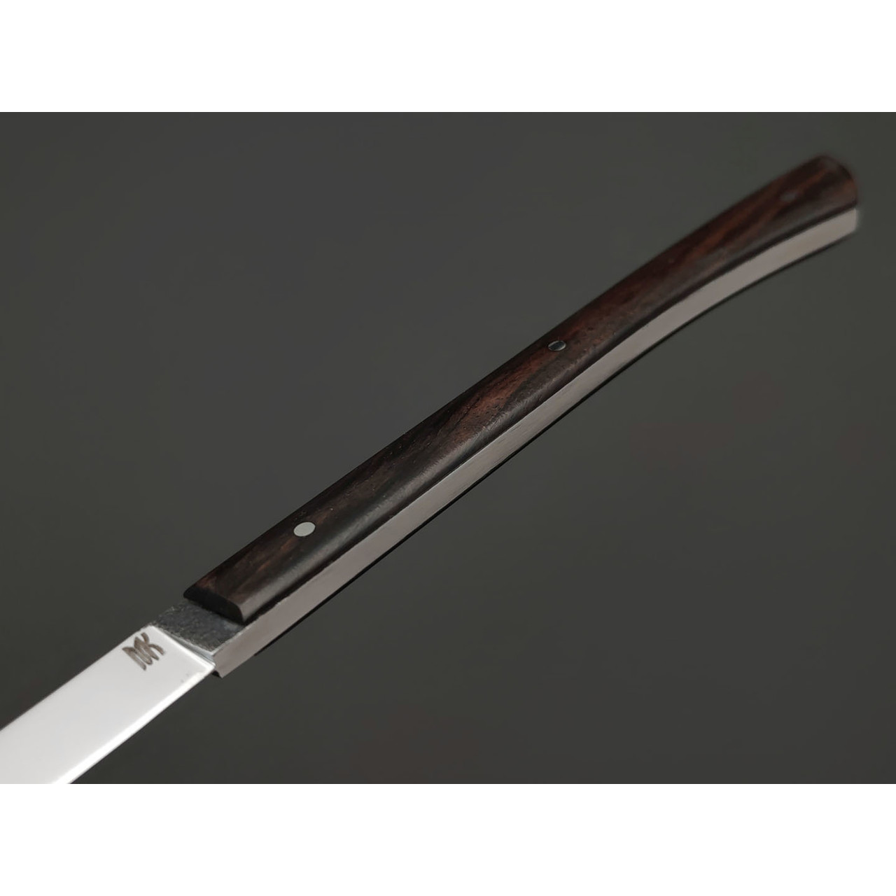 Kappush Knife нож Шип КМ027 сталь K110 полировка, рукоять дерево Блэквуд