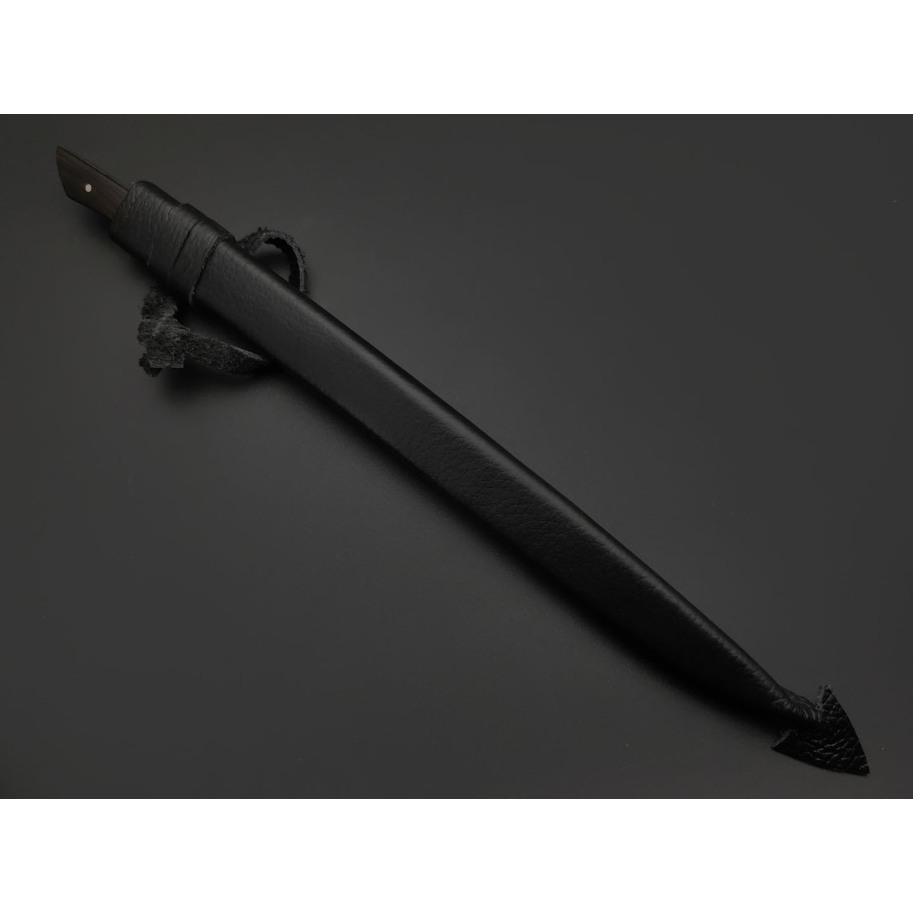 Kappush Knife нож Шип КМ025 сталь 440C полировка, рукоять дерево Блэквуд