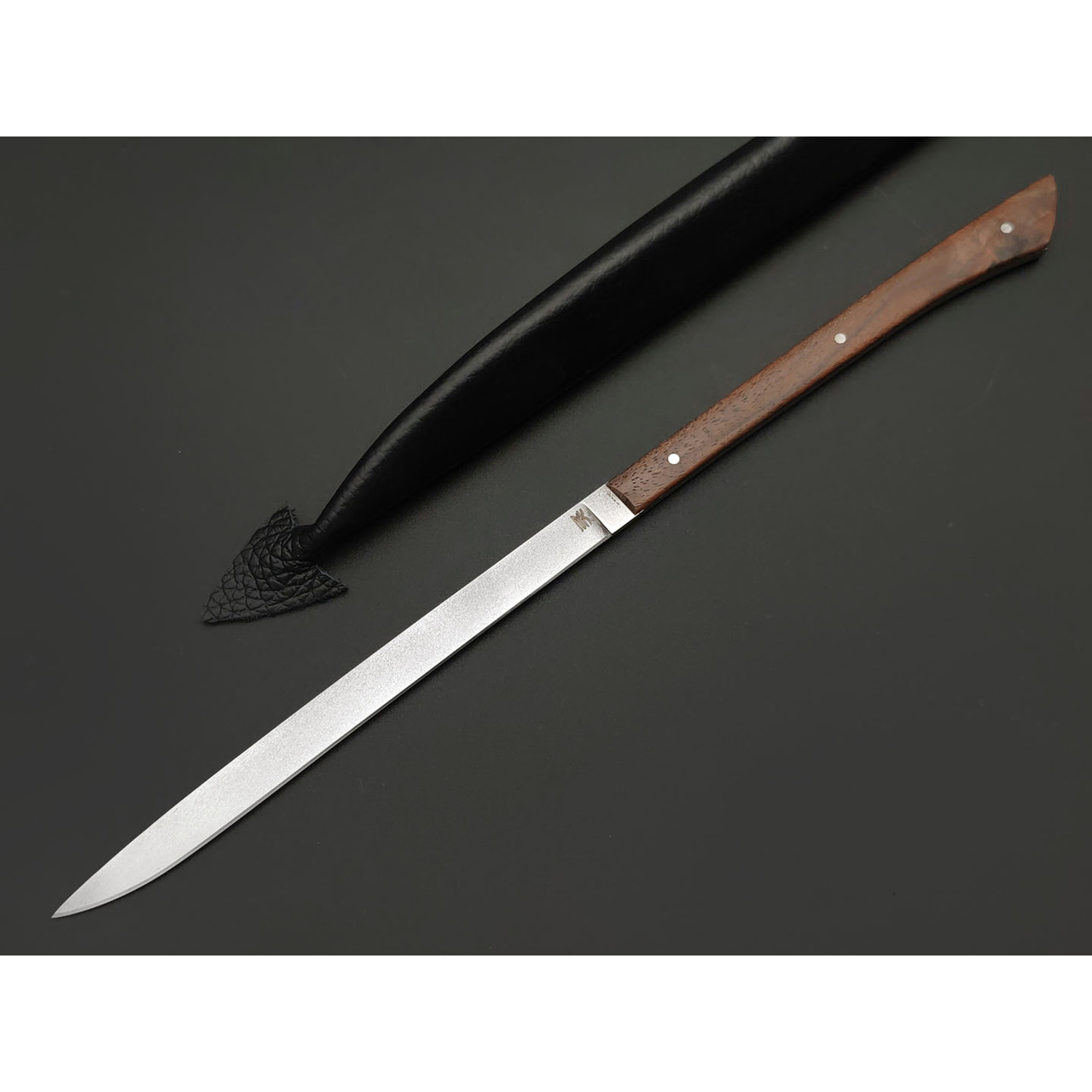 Kappush Knife нож Шип КМ032 сталь 440C bead blast, рукоять дерево Орех