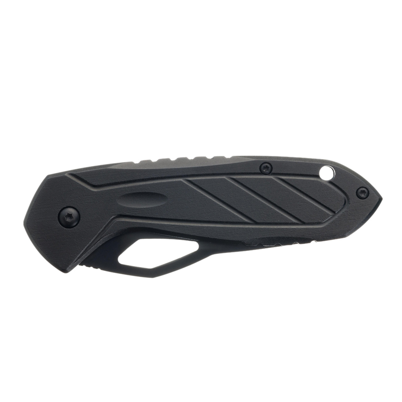 Stinger нож складной FK-A136 сталь 420 black, рукоять Aluminum black