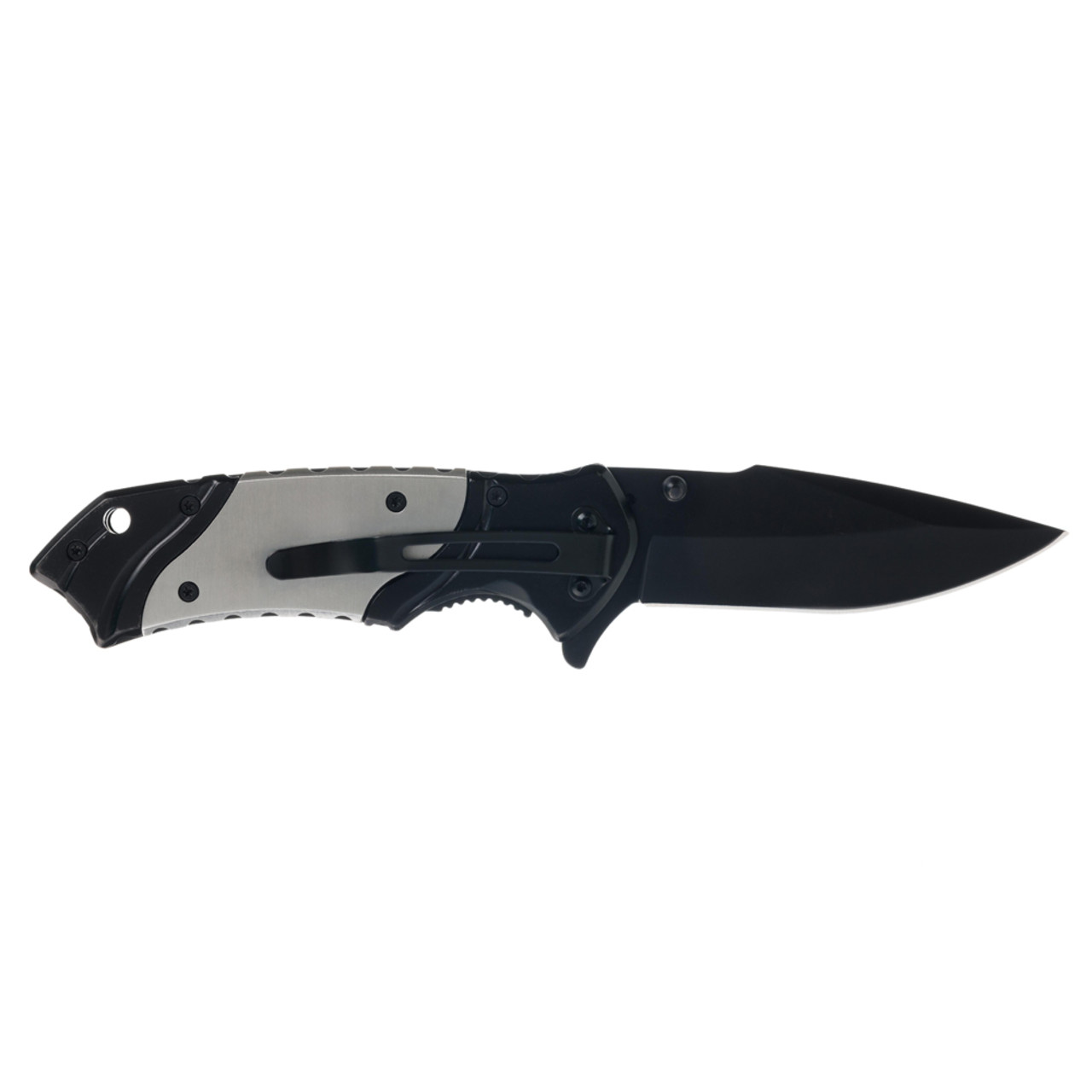 Stinger нож складной FK-A114 сталь 3Cr13 black, рукоять Сталь