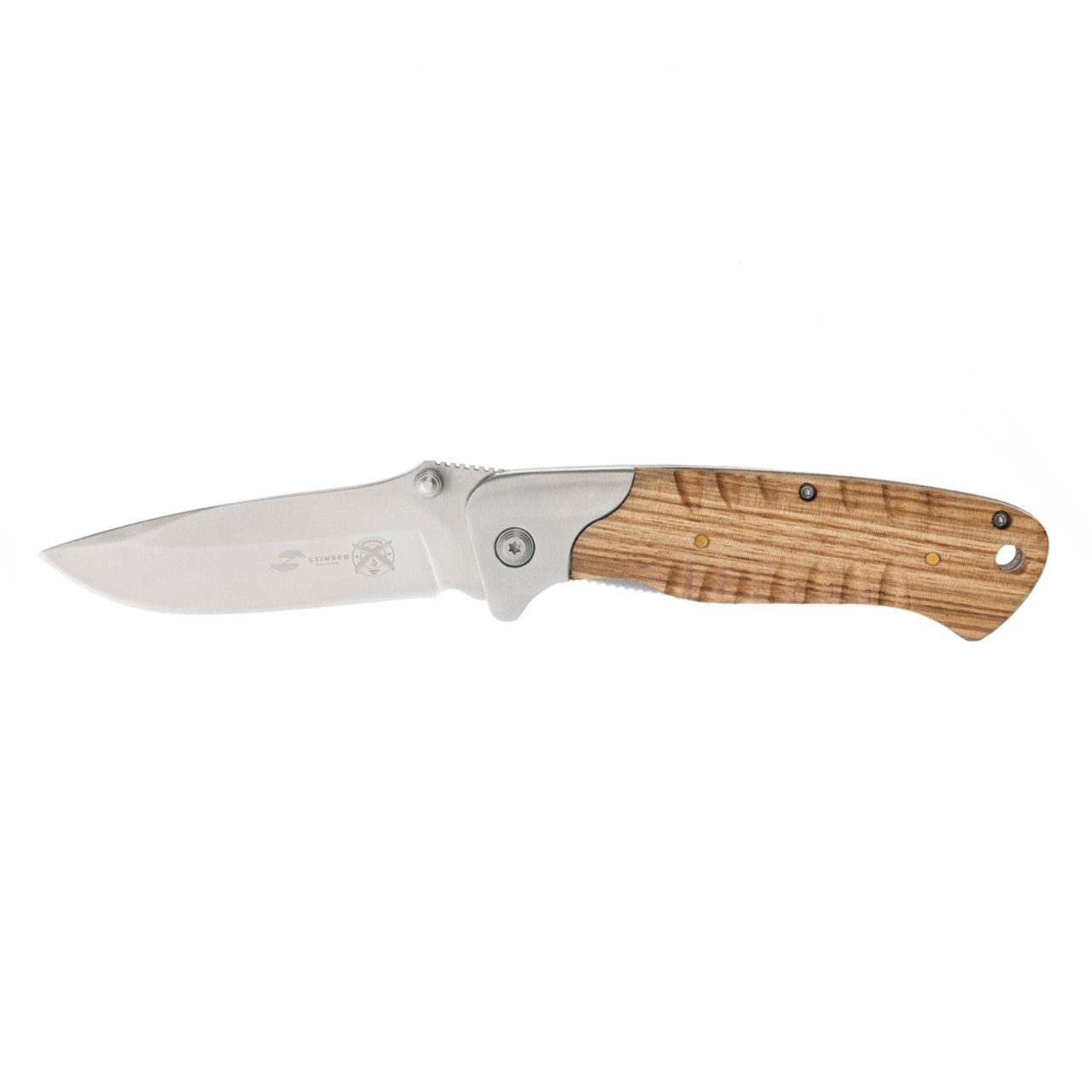 Stinger нож складной SL413 сталь 420 satin, рукоять Дерево, сталь