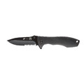 Stinger нож складной FK-632PW сталь 3Cr13 black, рукоять Pakka wood, сталь