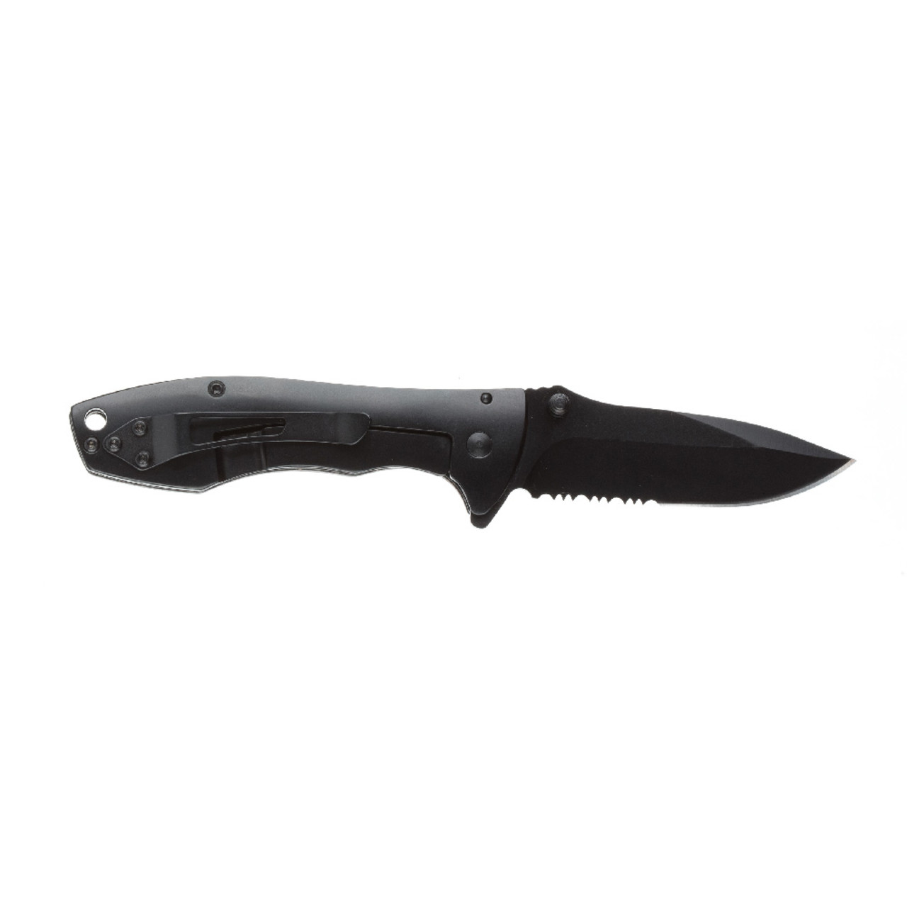 Stinger нож складной FK-632PW сталь 3Cr13 black, рукоять Pakka wood, сталь
