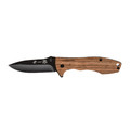 Stinger нож складной FK-632ZW сталь 3Cr13 black, рукоять Дерево зебрано, сталь Stinger нож складной FK-632ZW сталь 3Cr13 black, рукоять Дерево зебрано, сталь