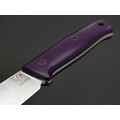 Zh Knives нож Bullet сталь N690 satin, рукоять G10 purple & black, пины карбон