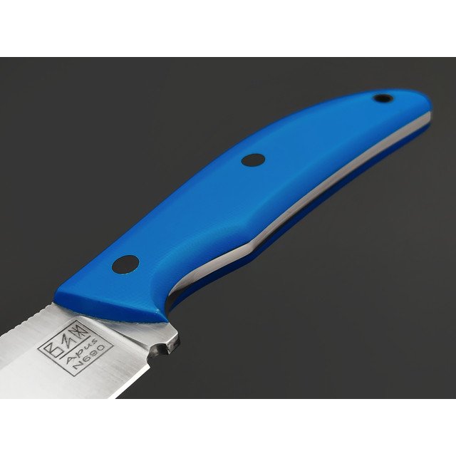 ZH Knives нож Palmistry сталь N690 satin, рукоять G10 blue