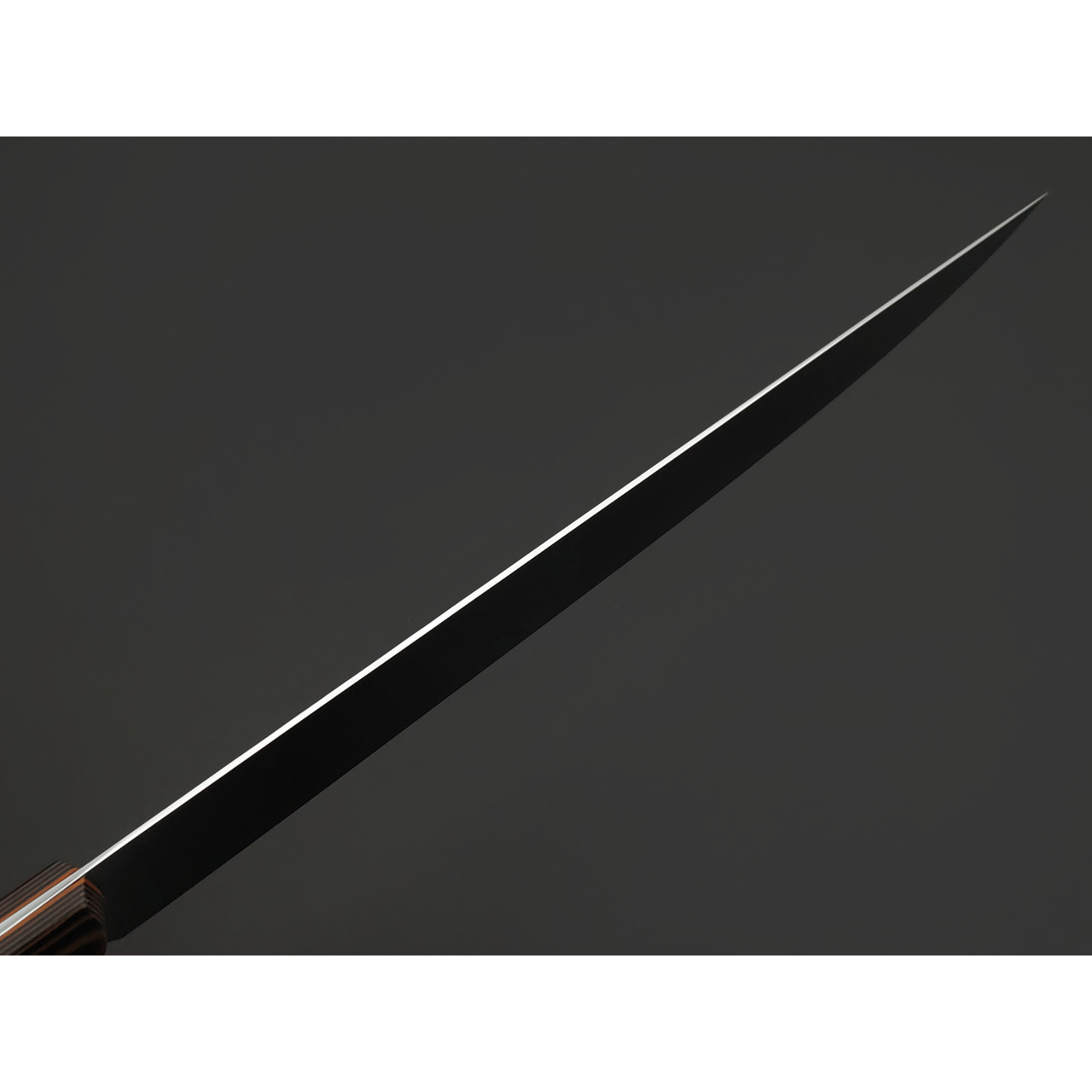 Товарищество Завьялова большой филейный нож №1 сталь N690, рукоять G10 black & orange