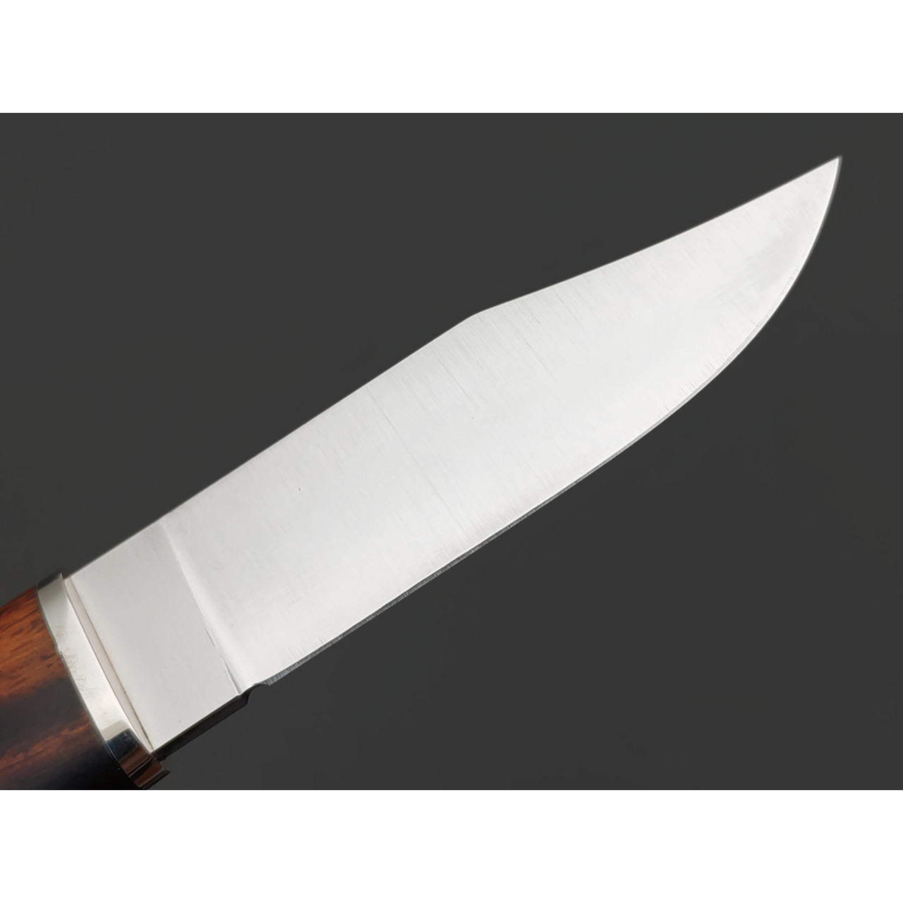 Золотое Сечение нож НР-40, сталь K110 satin, спуски конвекс, рукоять Айронвуд, мельхиор