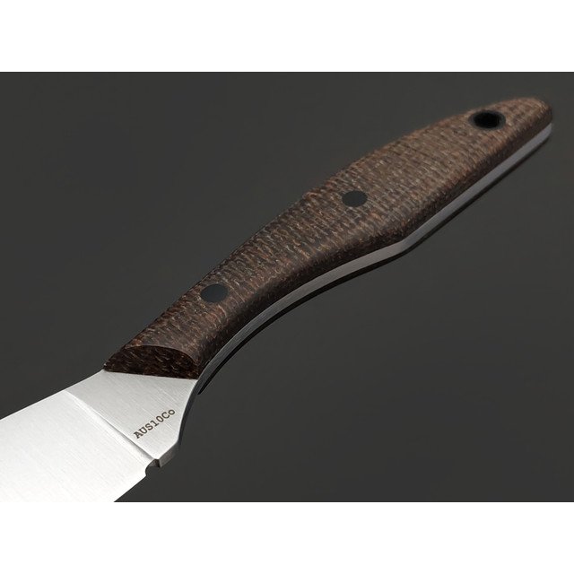 Золотое Сечение нож Канадский MINI сталь Aus-10Co satin, рукоять Micarta brown