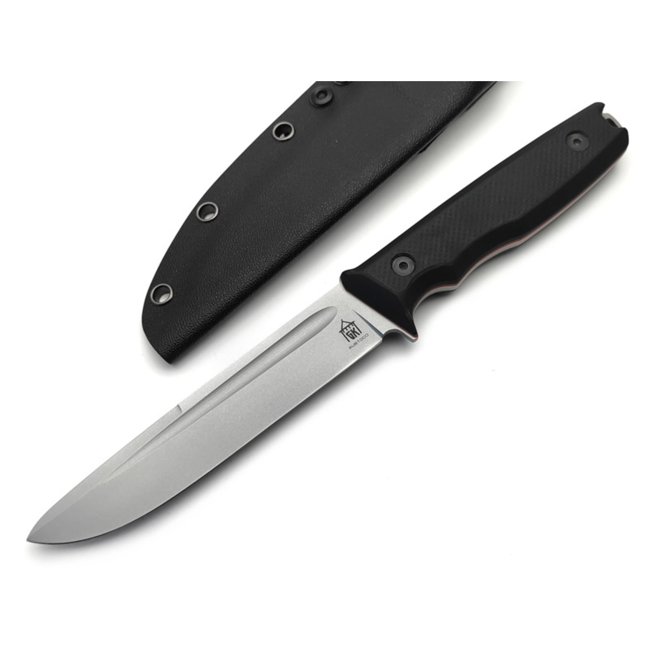 Град Горький нож Тактик сталь Aus-10Co bead blast, рукоять G10 black & olive.