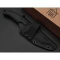 Град Горький нож Райбек 1 сталь VG-10 satin, рукоять G10 black & red.