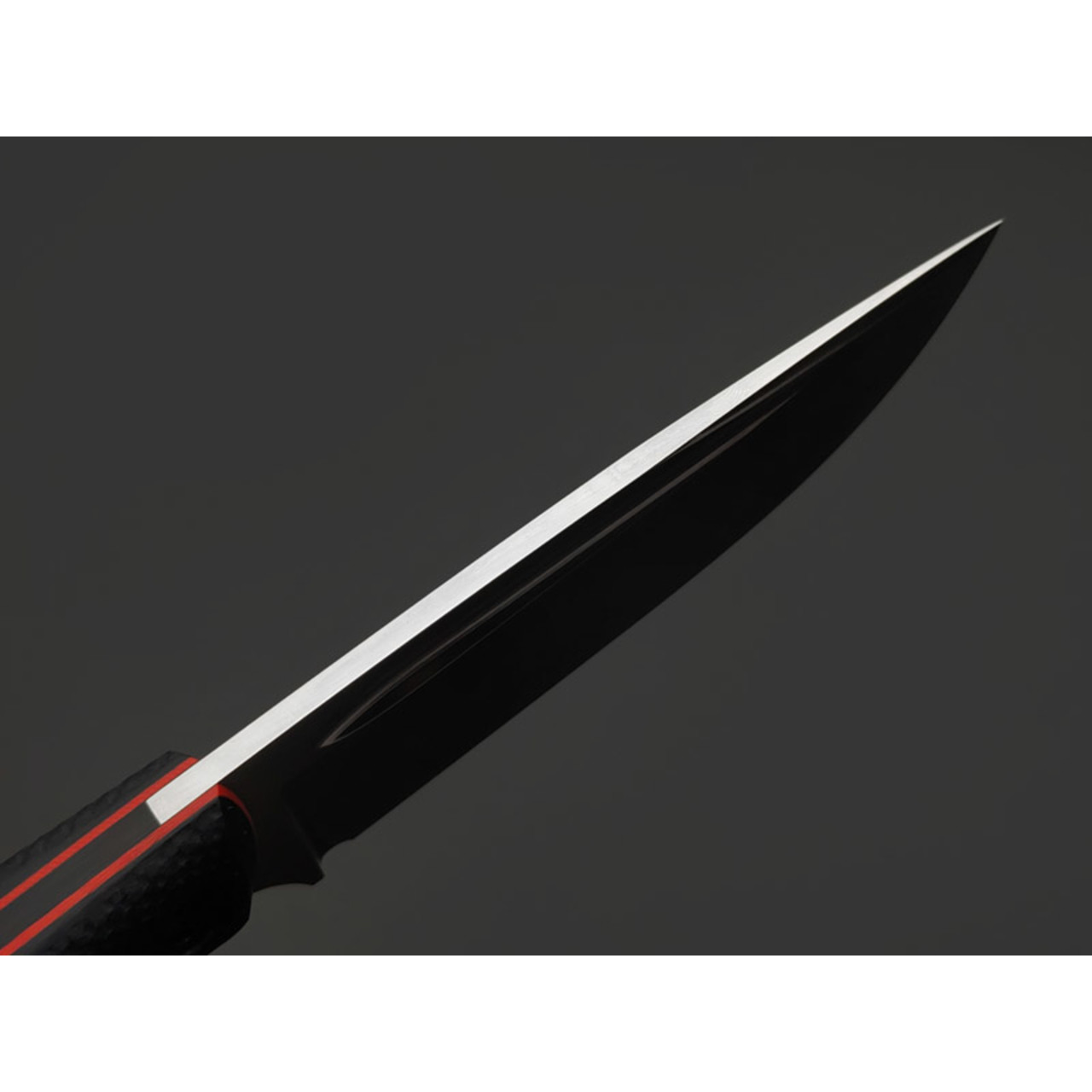Град Горький нож Райбек 1 сталь VG-10 satin, рукоять G10 black & red.