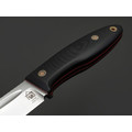 Град Горький нож Байкер сталь CPR satin, рукоять G10 black & red, мозаичные пины. Град Горький нож Байкер сталь CPR satin, рукоять G10 black & red, мозаичные пины.