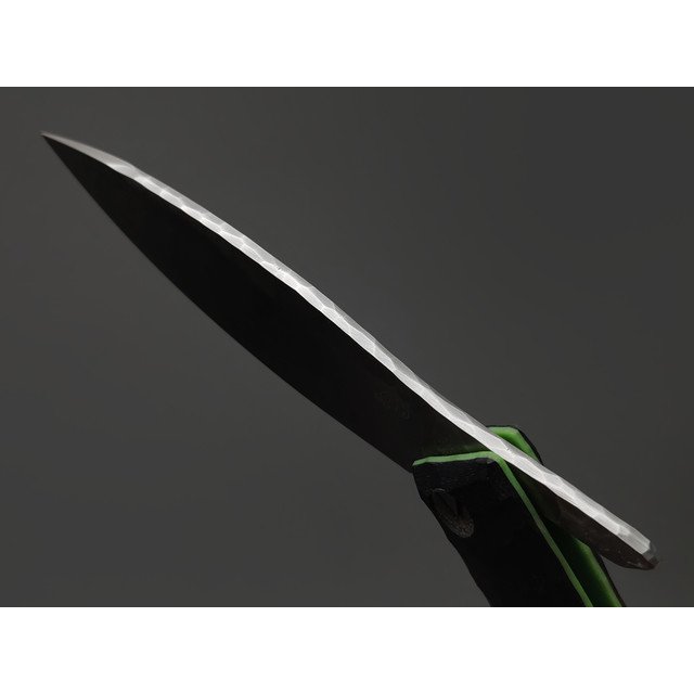 Андрей Кулаков фрикционный нож Канадец KUL0204 сталь VG-10 satin, рукоять G10 black & green