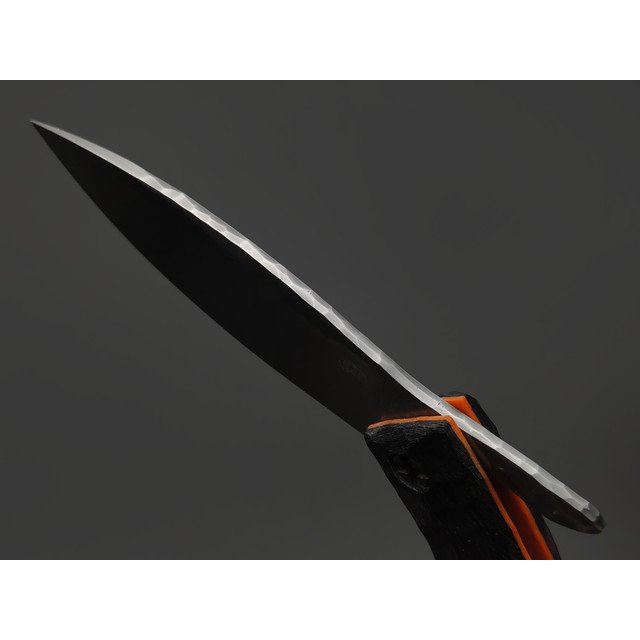 Андрей Кулаков фрикционный нож Канадец KUL0210 сталь VG-10 satin, рукоять G10 black & orange
